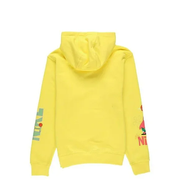 NEW XXL Nike Kyrie SpongeBob Men’s Large Pullover Hoodie Volt CQ7184-740 RARE